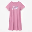 【Wacoal 華歌爾】睡衣-Pretty Amy系列 M-LL針織單圖洋裝 LWY48441RK(胭脂紅)