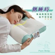 【Pure Sleep】4D立體護頸反牽引枕芯(貼合肩頸 透氣舒適 舒緩頸椎 羽絲絨枕頭 助眠)