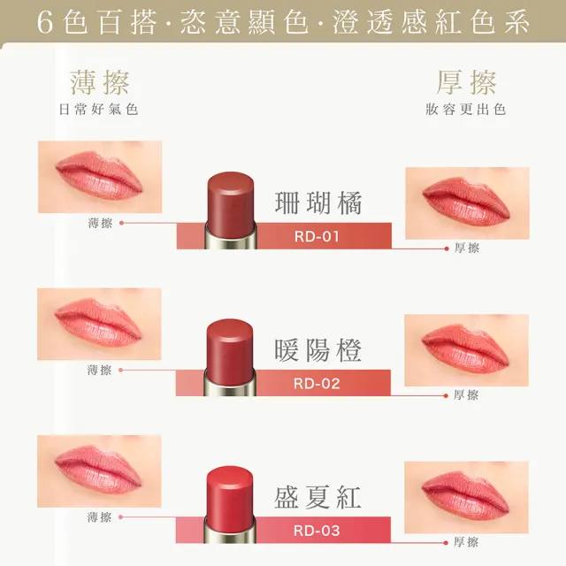 【media 媚點】潤透渲彩唇膏蕊芯(media luxe新系列上市)