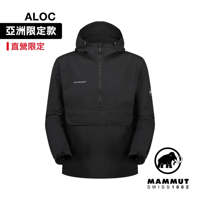 Mammut 長毛象 Hiking WB Hooded Anorak AF 日系健行防潑水連帽風衣 黑色 中性款 #1012-00730