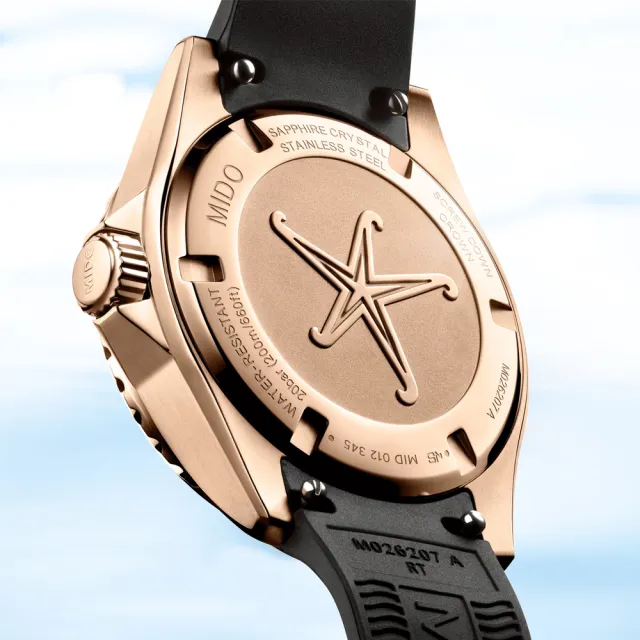 【MIDO 美度】OCEAN STAR 海洋之星 60年代風格 潛水機械腕錶 禮物推薦 畢業禮物(M0262073705600)