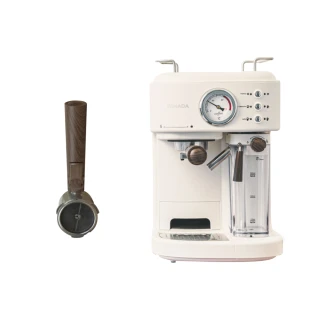 【YAMADA 山田家電】20bar高壓半自動奶泡咖啡機(YCM-20XBE1M)(適用於Nespresso膠囊咖啡機/母親節禮物首選)