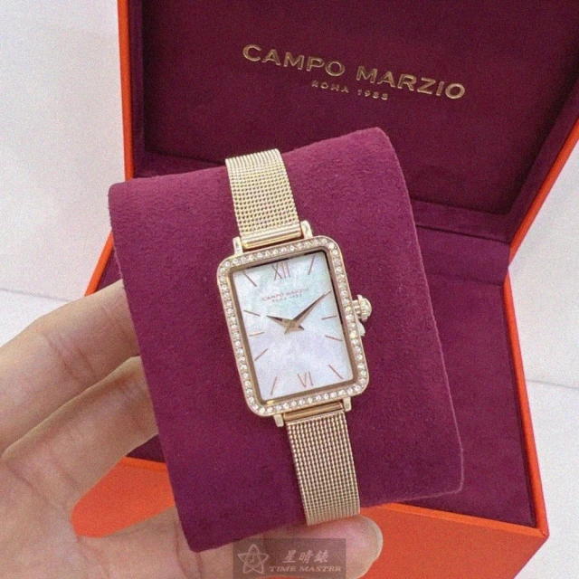 【CAMPO MARZIO】CampoMarzio手錶型號CMW0007(貝母錶面玫瑰金錶殼玫瑰金色米蘭錶帶款)