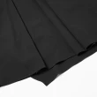 【ILEY 伊蕾】不規則活片大圓長裙(黑色；M-2L；1242012243)