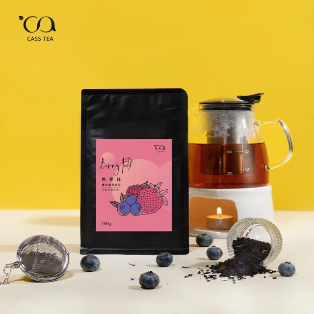 【CASS TEA】桃樂絲 開心包 繽紛莓果紅茶(莓果紅茶/水果紅茶/散茶100g)