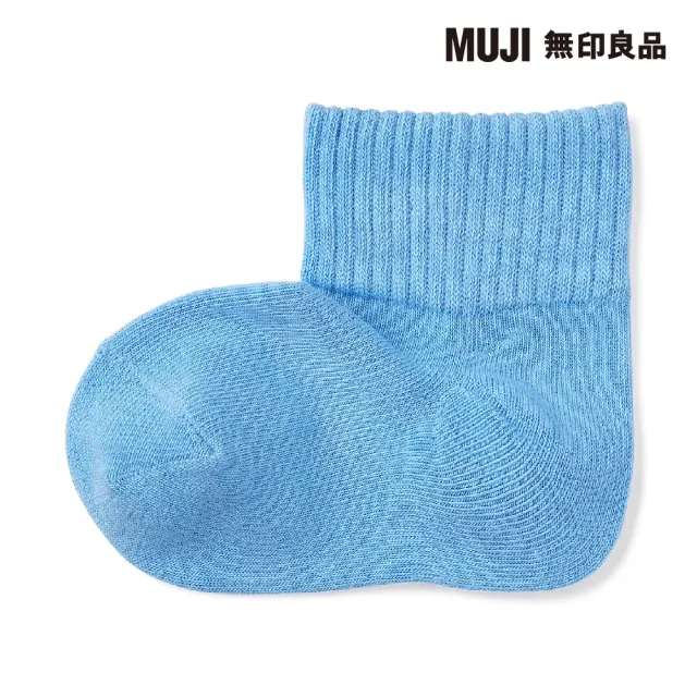 【MUJI 無印良品】兒童棉混直角短襪(共6色)