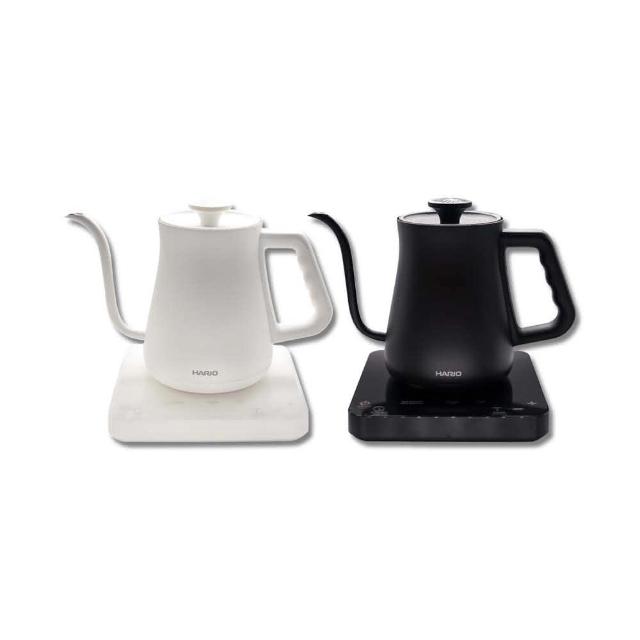 【日本Hario】阿爾法防燙計時溫控細口壺650ml 1組/盒(㊣原廠公司貨EKA-65-TW手沖咖啡沖泡壺保溫快煮壺)