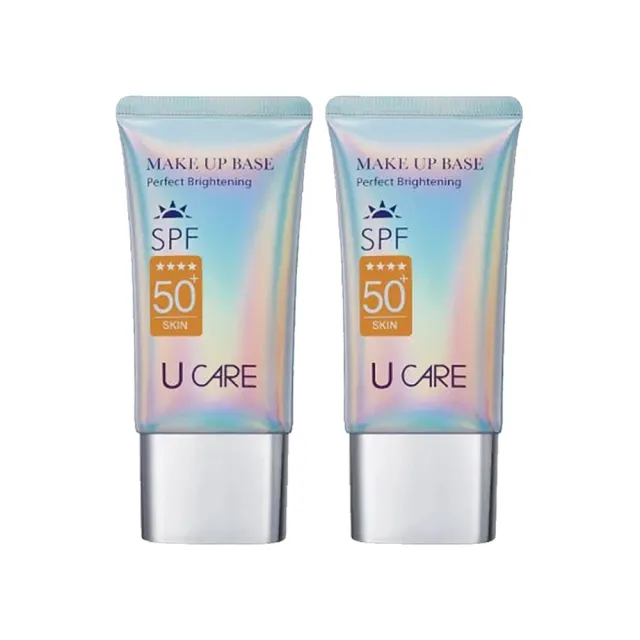 【U CARE】極緻無瑕隔離防曬乳SPF50+ 50ml 二入組(膚色)