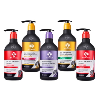 【Dr’s Formula 台塑生醫】三代洗髮精580gx4入(控油抗屑/髮根清爽/溫潤舒活/髮根潤澤/控油激涼)