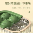 【kingkong】輕奢風冰球製冰盒 食品級硅膠帶蓋冰盒(6球)