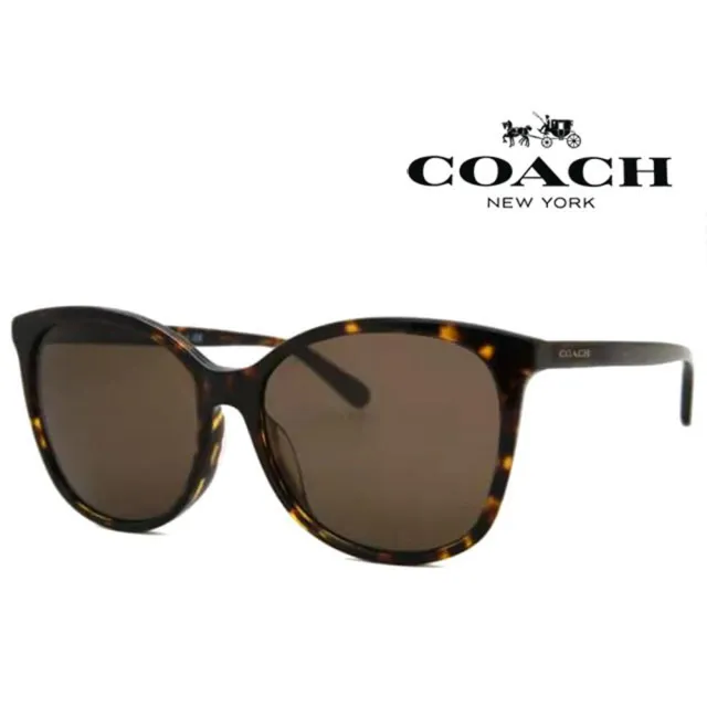【COACH】亞洲版 太陽眼鏡 時尚簡約設計 HC8271U 512073 深玳瑁框深茶鏡片 公司貨