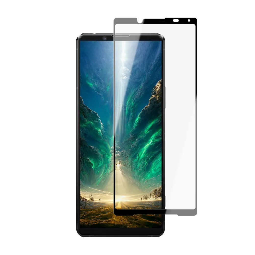 SONY Xperia 10III 保護貼全滿版鋼化玻璃貼膜高清黑邊鋼化膜保護貼(Xperia10III保護貼Xperia10III鋼化膜)