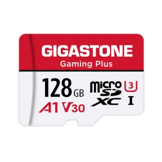 【GIGASTONE 立達】Gaming Plus microSDXC UHS-Ⅰ U3 A1V30 128GB遊戲專用記憶卡(支援Switch/GoPro)