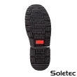 【Soletec】E1085 黑軍靴 透氣真皮製 防穿刺 中筒安全鞋(台灣製 鋼板中底 鋼頭鞋 機能鞋 工作鞋 登山鞋)