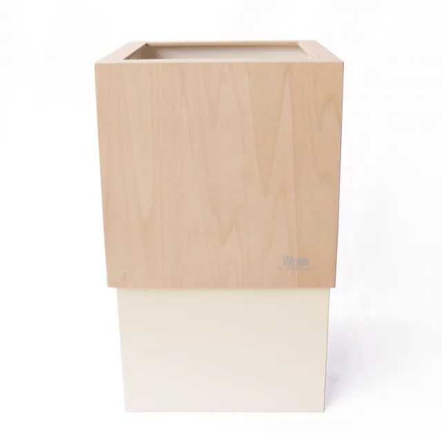 【yamato japan】純手工木製 WCUBE北歐風小型垃圾桶10L