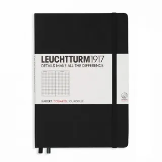 【德國 LEUCHTTURM 燈塔】硬殼系列筆記本》A5 size / 方格