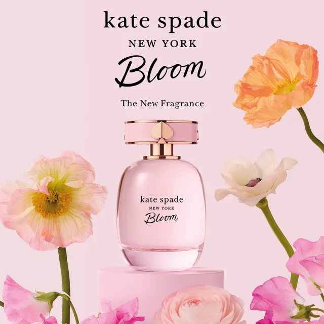 【KATE SPADE】桃氣花語淡香水100ml(贈隨機身體乳100ml+小香乙瓶.專櫃公司貨)