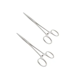 【來福】直式止血鉗12.5cm(2入裝)