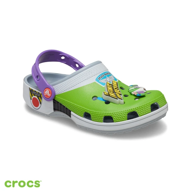 Crocs 中性鞋 經典彩虹幾何克駱格(209841-100