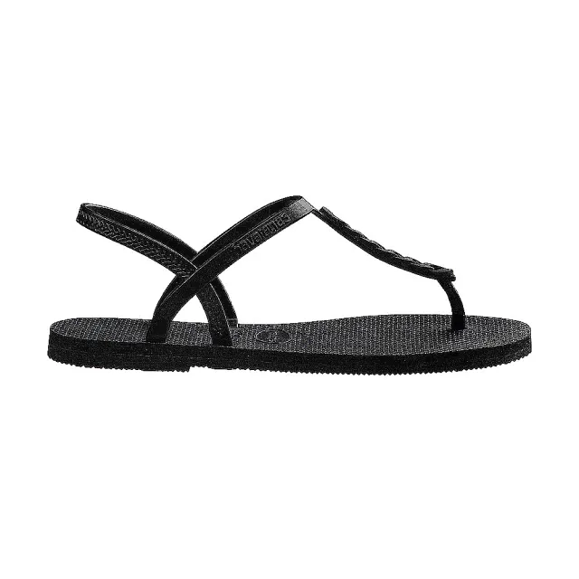 【havaianas 哈瓦仕】涼鞋 女鞋 拖鞋 夾腳拖 T形鞋帶 You Paraty Chains 黑 4148793-0090W(哈瓦士)