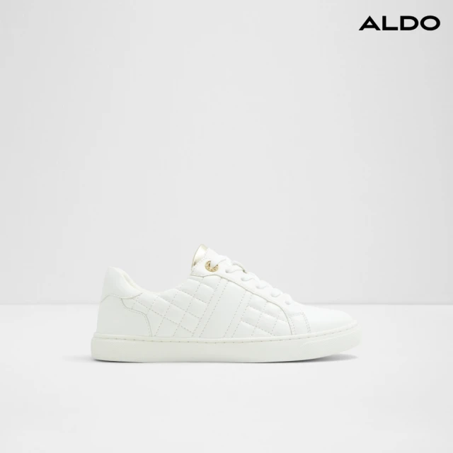 【ALDO】VIVIEN-完美壓紋縫線舒適休閒小白鞋-女鞋(白色)