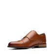 【Clarks】男鞋 Craft Arlo Monk 橫飾雙釦孟克紳士鞋 皮鞋(CLM72452D)