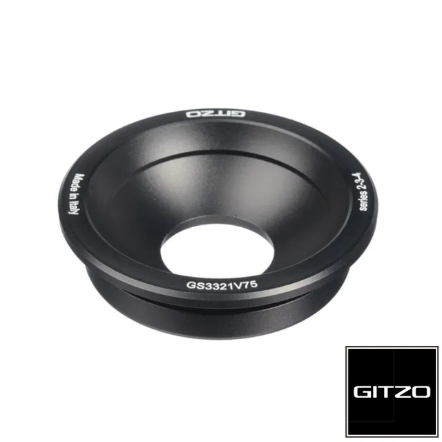 【gitzo 捷信】GS3321V75 75mm 球型轉接座(公司貨)