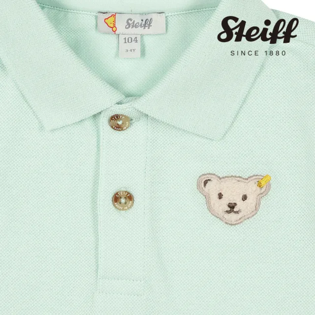 【STEIFF】熊頭童裝 短袖Polo衫(短袖上衣)