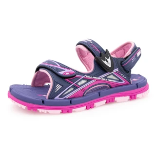【G.P】兒童休閒磁扣兩用涼拖鞋G9523B-紫色(SIZE:31-35 共三色)