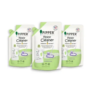 【PiPPER STANDARD】沛柏鳳梨酵素地板清潔劑補充包薰衣草700mlx3(適合幼童寵物)