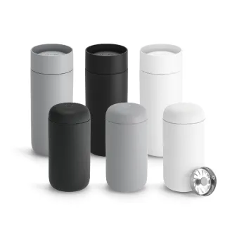 【FELLOW】Carter 卡特隨行真空保溫瓶－355ml 密封式保溫杯＋473ml 360° 即飲式保溫杯(2種享受一次擁有)