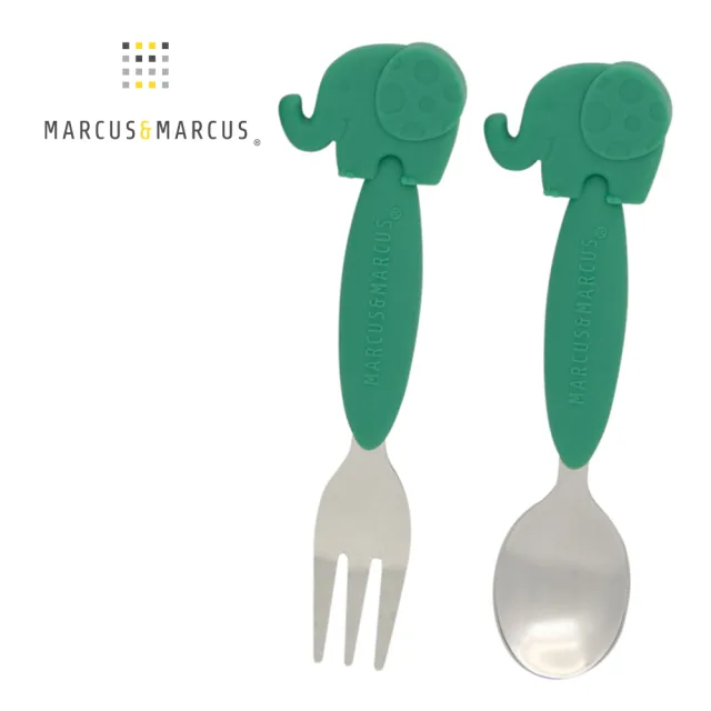 【MARCUS&MARCUS】動物樂園不鏽鋼叉匙餐具組(多款繽紛任選)