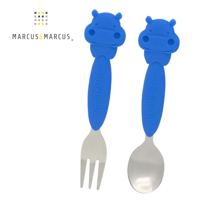 【MARCUS&MARCUS】動物樂園不鏽鋼叉匙餐具組(多款繽紛任選)