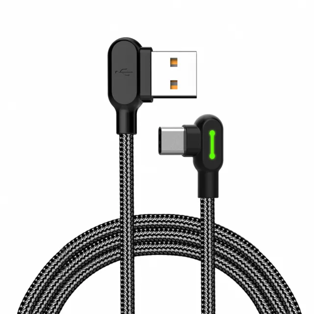 【Mcdodo麥多多】USB to Type-C/Lightning/MicroUSB 雙彎頭90度 300cm充電傳輸線