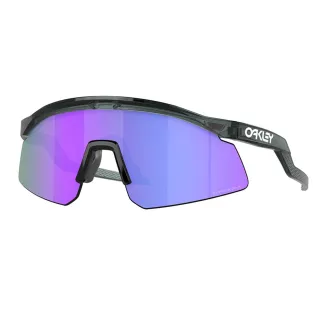 【Oakley】Hydra 運動休閒太陽眼鏡 亮光黑鏡框 深紫藍鏡片(B1OY-HYD-BKVION)