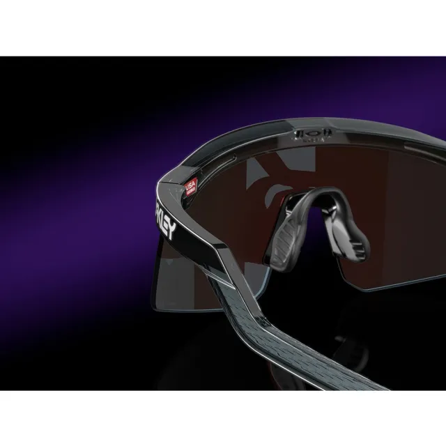 【Oakley】Hydra 運動休閒太陽眼鏡 亮光黑鏡框 深紫藍鏡片(B1OY-HYD-BKVION)