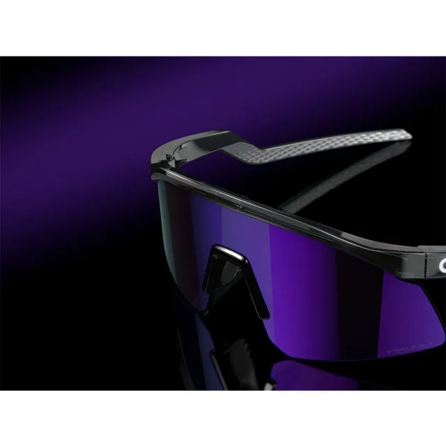 【Oakley】Hydra 運動休閒太陽眼鏡 亮光黑鏡框 深紫藍鏡片(B1OY-HYD-BKVION)