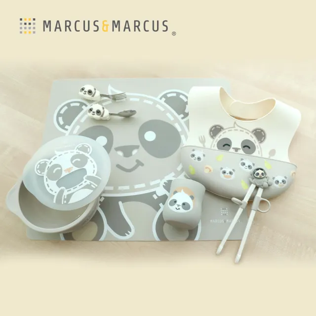 【MARCUS&MARCUS】動物樂園矽膠餐墊(多款繽紛任選)