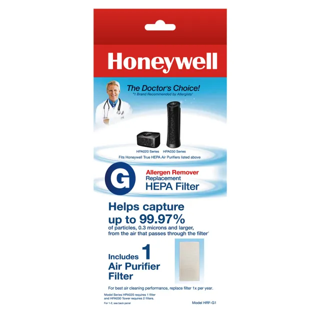 【美國Honeywell】True HEPA濾網 HRF-G1(適用HPA-030WTW)