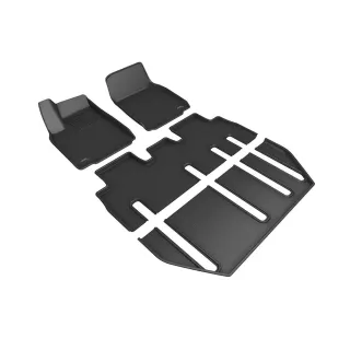 【3D】卡固立體汽車踏墊適用於Tesla Model X 2023~2024(7人座)