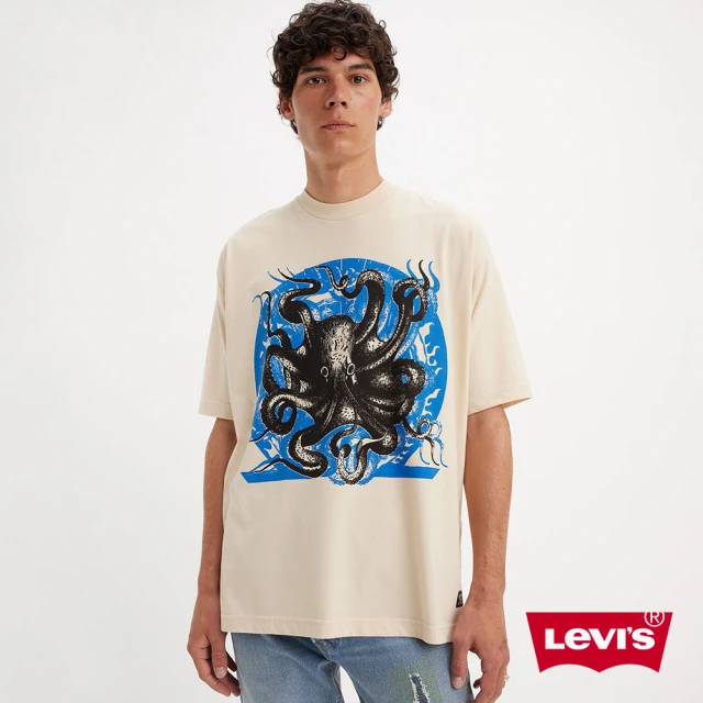 LEVIS Skateboarding™滑板系列 男款 舒適涼爽寬鬆短袖圖案 Tee 人氣新品 A1005-0020