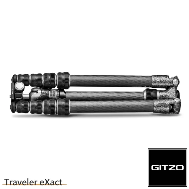 【gitzo 捷信】Traveler eXact 碳纖維三腳架雲台套組 1號5節 旅行家系列 GK1555T-82TQD(公司貨)