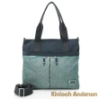 【Kinloch Anderson】Macchiato 拉鍊前袋手提斜側包(綠色)
