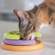 【Nina Ottosson】貪吃貓 旋轉慢食盤 LV2(益智 慢食 寵物玩具)