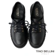 【TINO BELLINI 貝里尼】巴西進口厚底德比鞋FYCV003(黑色)