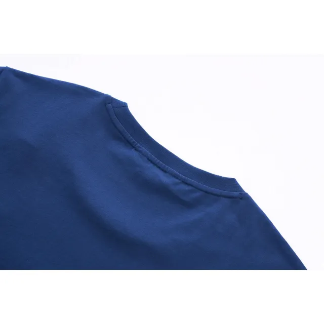 【FILA官方直營】男抗靜電短袖圓領T恤-深藍(1TEY-1732-AB)