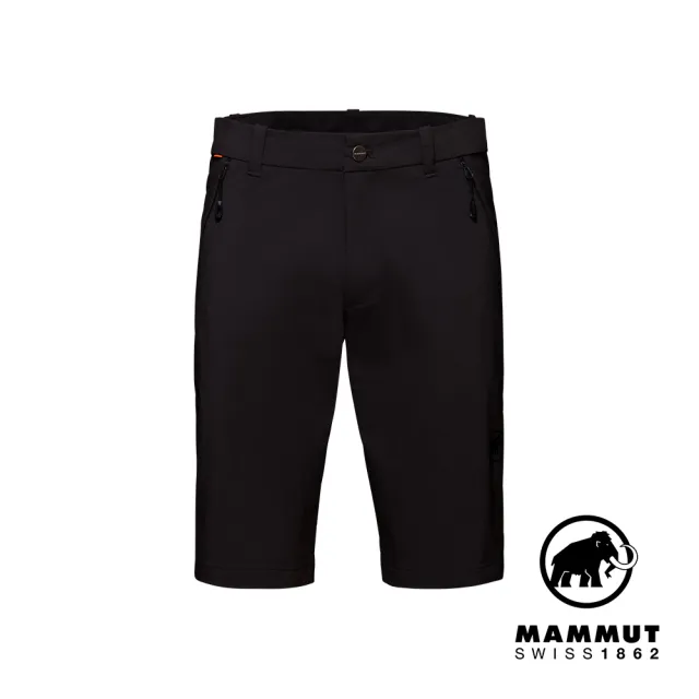 【Mammut 長毛象】Hiking Shorts Men 輕量彈性健行短褲 黑色 男款 #1023-00121