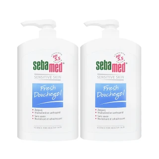 【SEBAMED】運動沐浴乳1000ml #活力麝香*兩入組(平行輸入/壓頭版.無外盒)