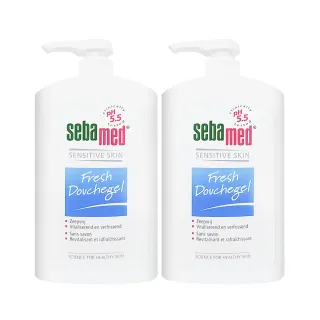 【SEBAMED】運動沐浴乳 1000ml #活力麝香*兩入組(平行輸入/壓頭版.無外盒)