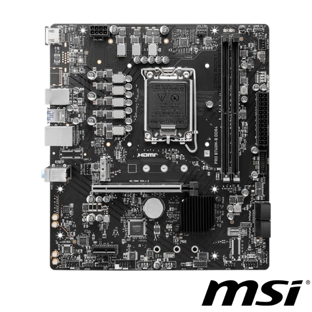 【MSI 微星】PRO B760M-B DDR4 主機板